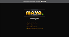 Desktop Screenshot of mayastudios.com