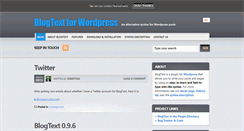 Desktop Screenshot of blogtext.mayastudios.com
